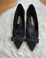 Zara Absatzschuhe Gr.38 schwarz mit Schleife München - Schwabing-Freimann Vorschau