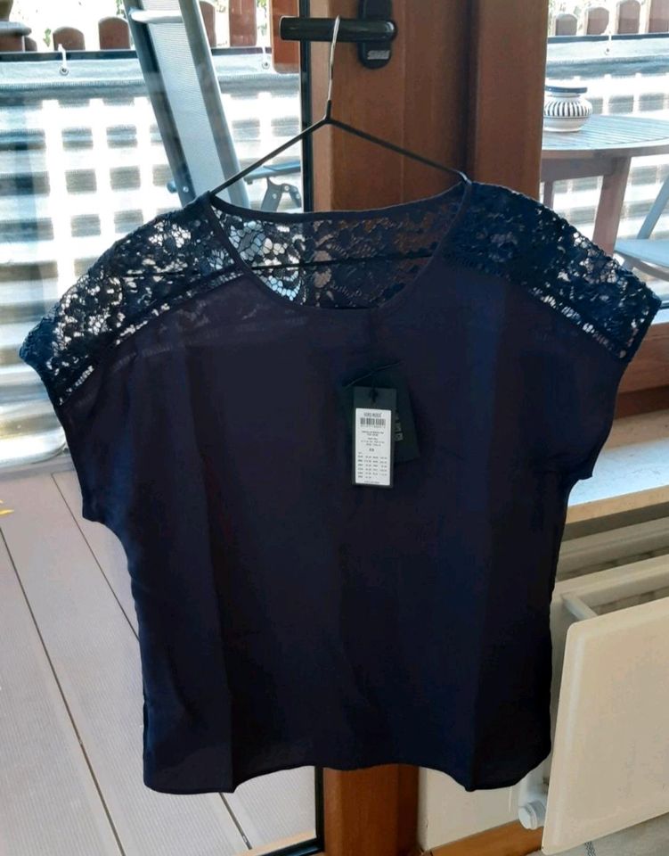 Vero Moda Blusenshirt dunkelblau Gr.XS Neu in St. Ingbert