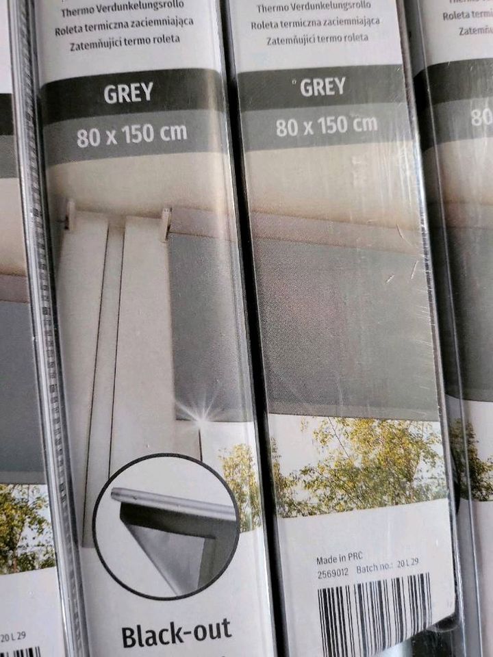 Thermo Rollo 80 x 150 cm grau NEU & OVP Sonnenschutz in Bochum