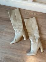 Leder Stiefel cremeweiß gr. 39 Zara Bayern - Neunburg Vorschau