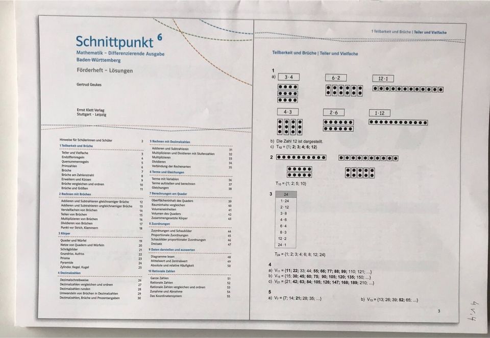 Arbeitsheft mit Lösungen in Stuttgart