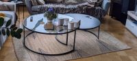 Design Couchtisch Rund Glas Metall schwarz groß 110cm Bayern - Ingolstadt Vorschau