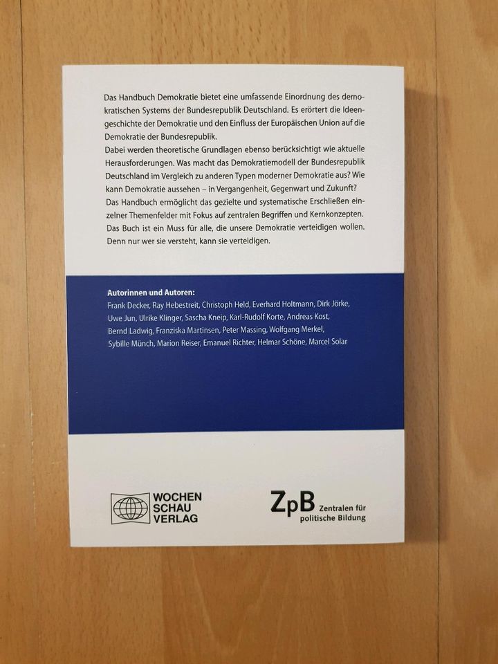 Andreas Kost Handbuch Demokratie Buch Bücher Politik Bildung in Frankfurt am Main