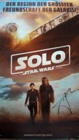 SOLO; STAR WARS POSTER mit AUTOGRAMM v. ALDEN EHRENREICH! Harburg - Hamburg Heimfeld Vorschau