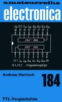 amateurreihe electronica 184_TTL-Vergleichsliste Mecklenburg-Vorpommern - Schönwalde (Vorpommern) Vorschau