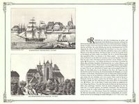 Schöne Lithographie von Rostock / Warnemünde / Wismar um 1840 Rostock - Hohe Düne Vorschau