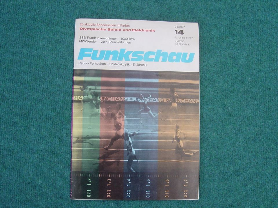 Funkschau / 10 x Zeitschrift 70er Jahre in Siesbach