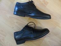 Herren Halbschuhe, Schnürer, schwarz, Leder, von Bugatti, Gr. 40 Hessen - Hanau Vorschau