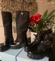 Prada Monolith Stiefel combat Gr.39-40 NEU Nordrhein-Westfalen - Haltern am See Vorschau