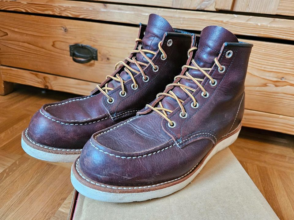 Red Wing 8138 Größe 42 US 9 moc toe kein iron ranger oil slick in Schöneck