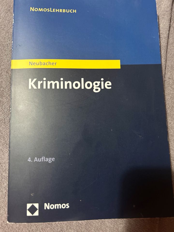 Kriminologie Neubacher NomosLehrbuch in Kiel