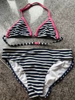 Bikini Streifen schwarz weiß pink TCM Tchibo Gr.146/152 Nordrhein-Westfalen - Viersen Vorschau