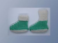 Handgestrickte Socken, Kindersocken handgestrickt, Babysocken Mitte - Wedding Vorschau