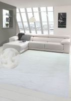 Teppich Kunstfellteppich Hochflor Faux Fur Hasenfell uni weiss Bayern - Olching Vorschau