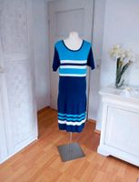 Blau weißes gestreiftes Strickkleid Viskose 38/40 maritim Ostern Bayern - Johannesberg Vorschau