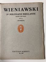 Wieniawski Polonaise brillante Nr. 2 Violine Klavier Noten Nordrhein-Westfalen - Ochtrup Vorschau