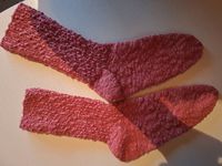 Socken Handarbeit Viskose Baumwollmischung Größe 39 / 40 Baden-Württemberg - Wildberg Vorschau