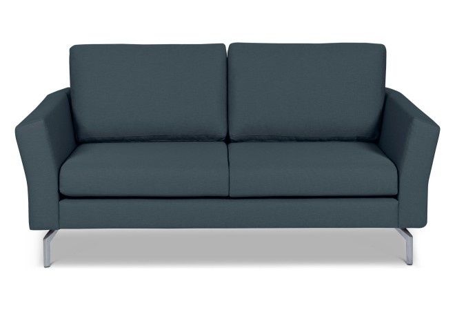 Sofa, 2-Sitzer, anthrazit, Couch, Strukturstoff, in Bielefeld