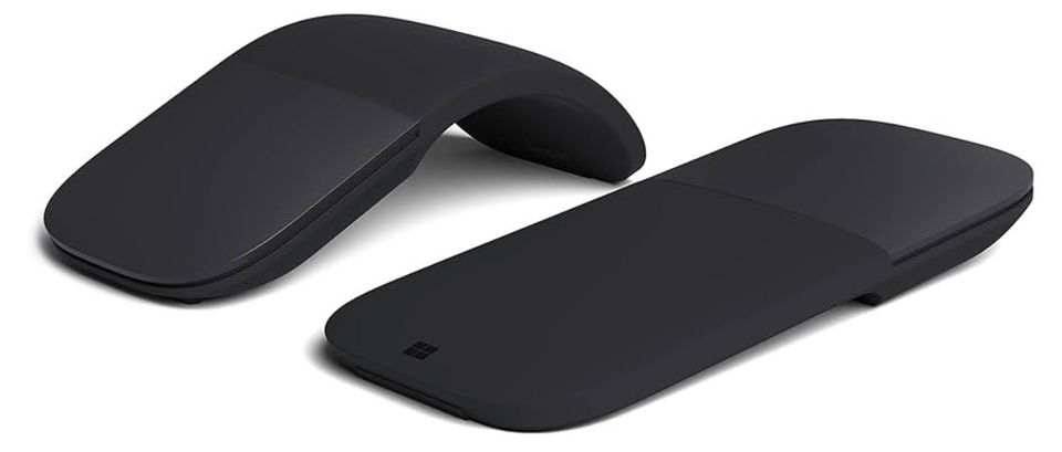 Microsoft Arc Mouse / Maus mit Bluetooth schwarz *wie neu in Meerbusch