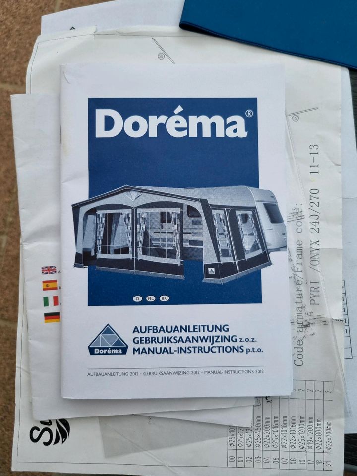 Vorzelt Dorema summer line in Berlin