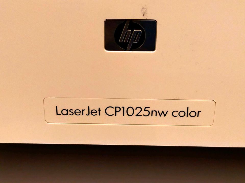 HP Farblaserdrucker LaserJet CP1025nw color + 6 zus.Toner in Ahlen