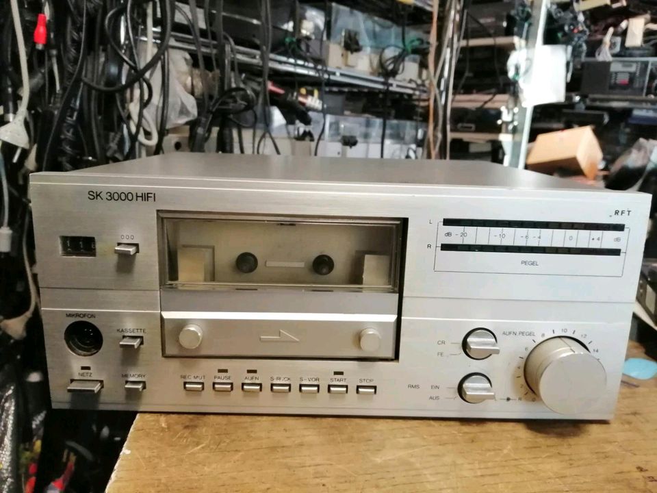 RFT SK3000 HiFi Cassetten-Deck, Silber, guter Zustand!! in Berlin