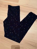 134: Leggings H&M etc dunkelblau  Glitzer Bayern - Allershausen Vorschau