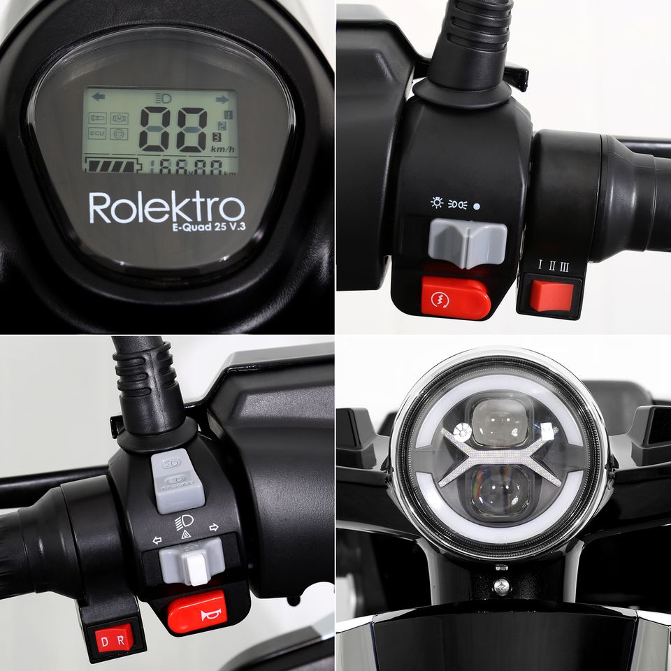 Elektromobil 25km/h Rolektro E-Quad 25 V.3 Lithium in Moers