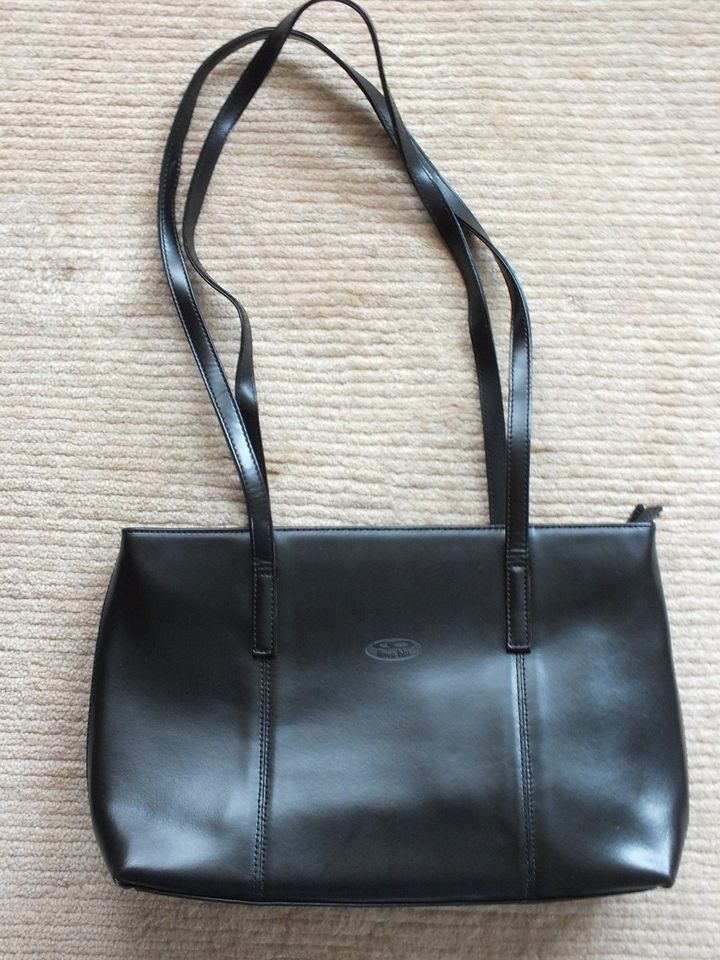 Handtasche/Schultertasche, schwarz, von Linea blue, 35 x 22 cm in Lohmar