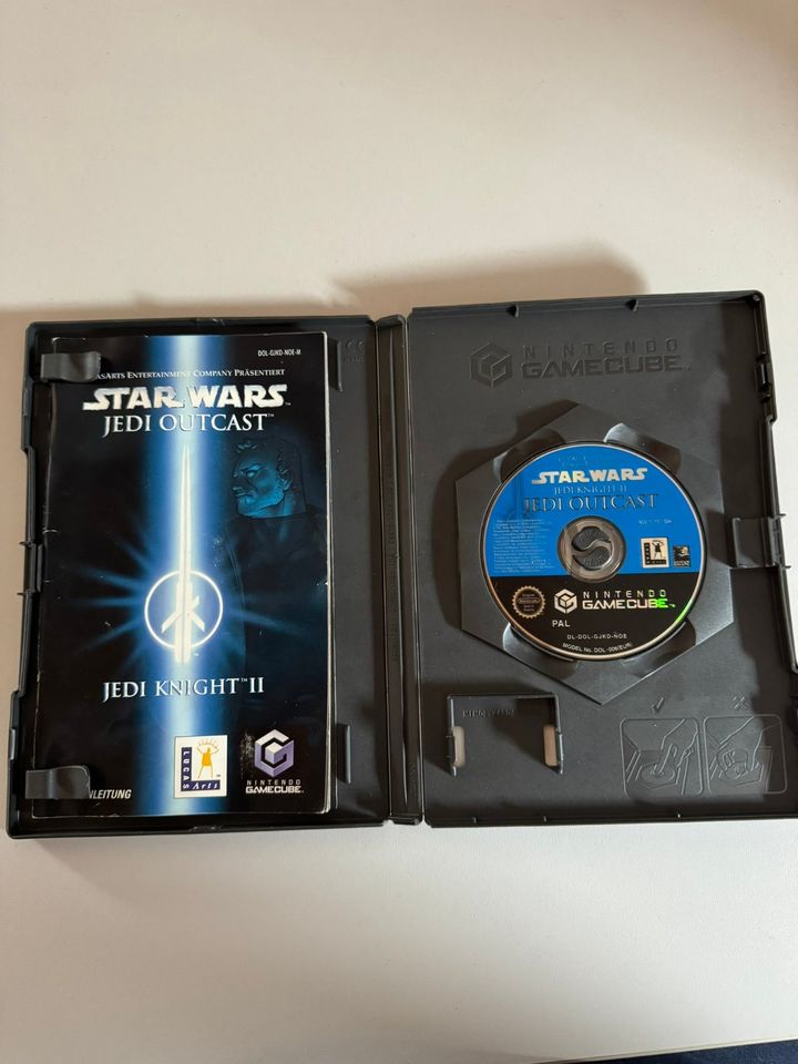 Star Wars Jedi Outcast Nintendo Gamecube - Komplett! in Schöffengrund