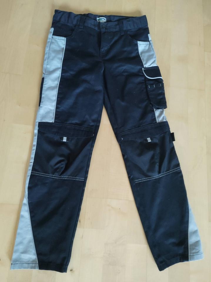 Arbeitshose King Craft Kinder Gr. 146/152 schwarz grau Neuwertig in Eckental 