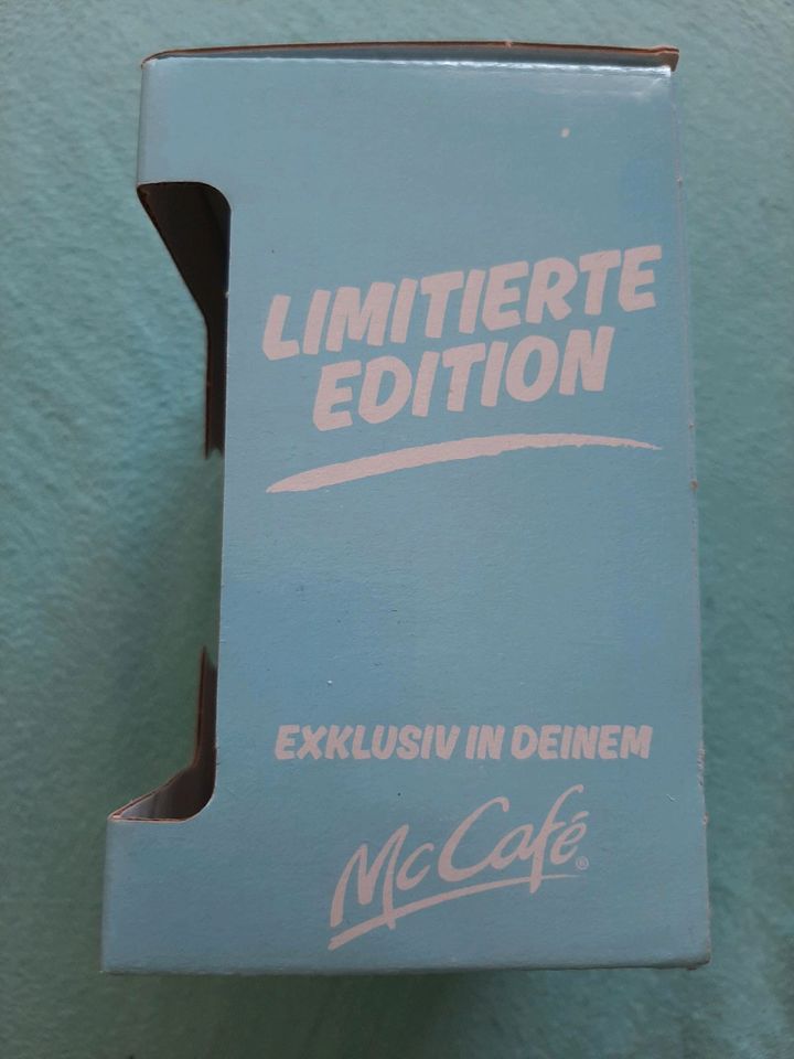 McDonald's Lipton Glas blau NEU OVP Tasse McCafe 2019 McDonalds in Dortmund