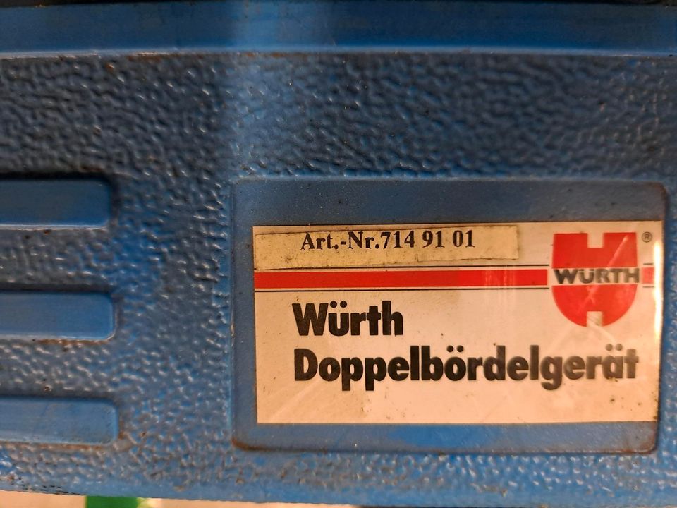 Würth Doppelbördelgerät (Rohr, Bremsleitung) in Bochum