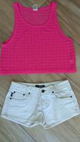 Sommer Shorts weiß 36 38 55DSL Diesel Top Victoria's Secret 36 38 Mecklenburg-Strelitz - Landkreis - Neustrelitz Vorschau