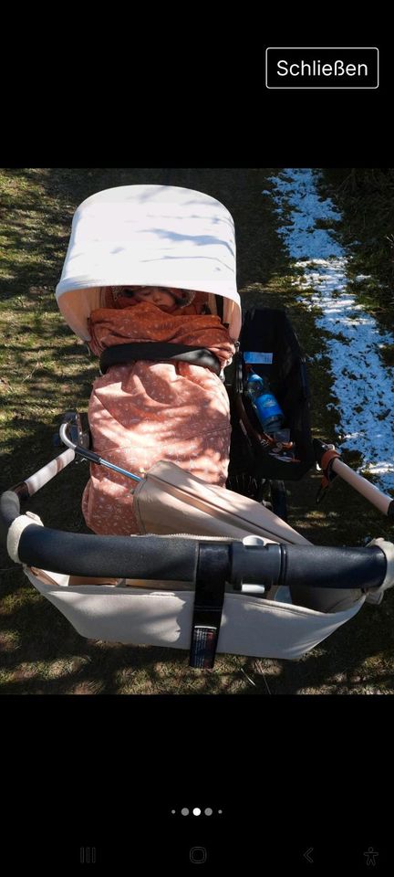 Bugaboo Zwillingswagen creme Geschwisterwagen in Wardow