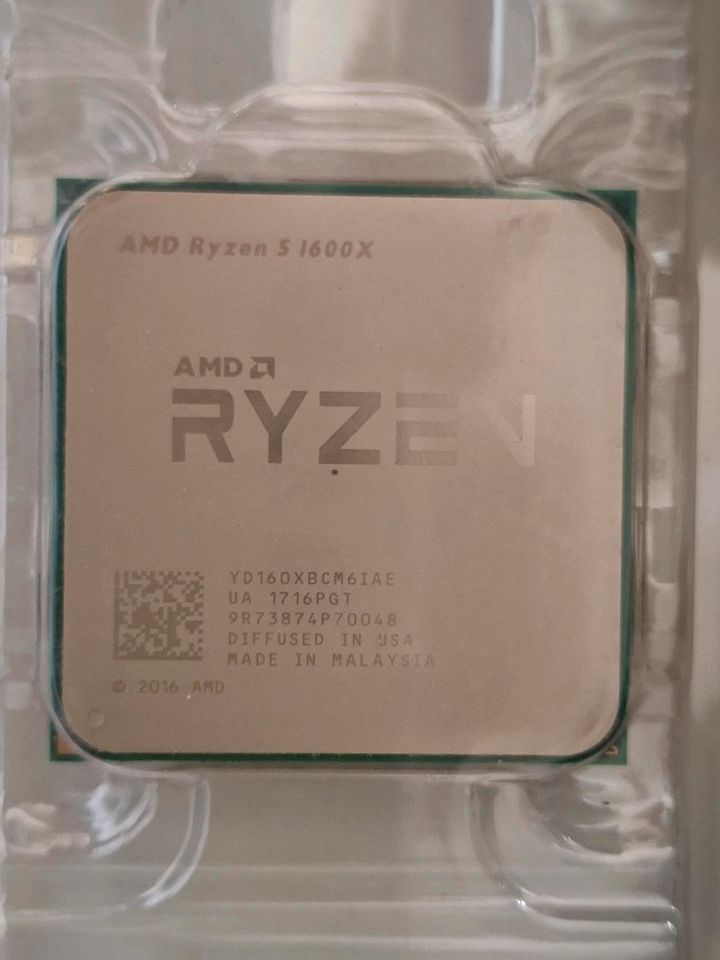 AMD Ryzen 5 1600x + Wraith Prism + Boxed Kühler 6 Kerne CPU AM4 in Pfaffenhofen a.d. Ilm