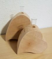 Herz aus Holz Handarbeit  Vase Deko Natur Shabby Chic Nordrhein-Westfalen - Delbrück Vorschau