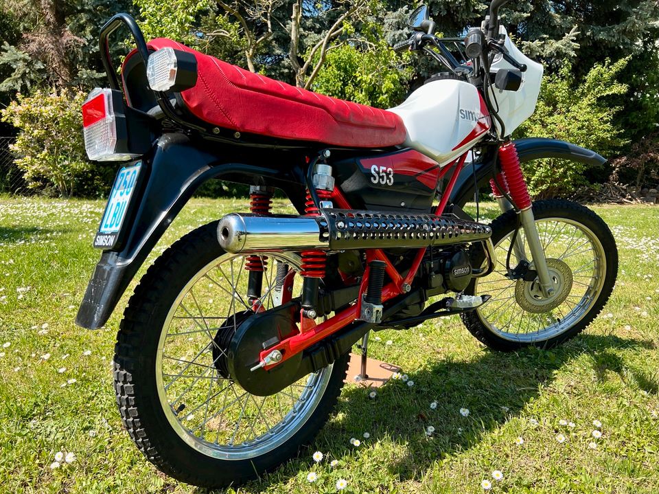 Simson S 53 E/OR Offroad 60 KM/H in 1a Top Zustand in Nordhausen