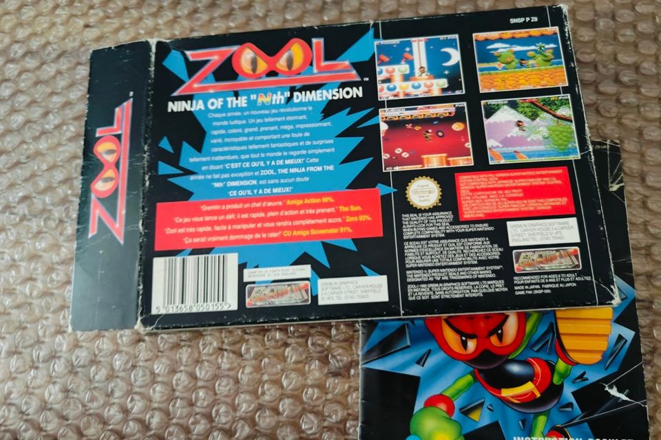 Zool SNES Super Nintendo Ninja in Straelen