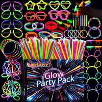 347 Stück Knicklichter Party Set Glow Sticks Leuchtstäbe Neon Hamburg-Nord - Hamburg Eppendorf Vorschau