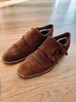 Monk strap Double Monk Monks Herrenschuhe Wildleder Schuhe 44 Bayern - Augsburg Vorschau