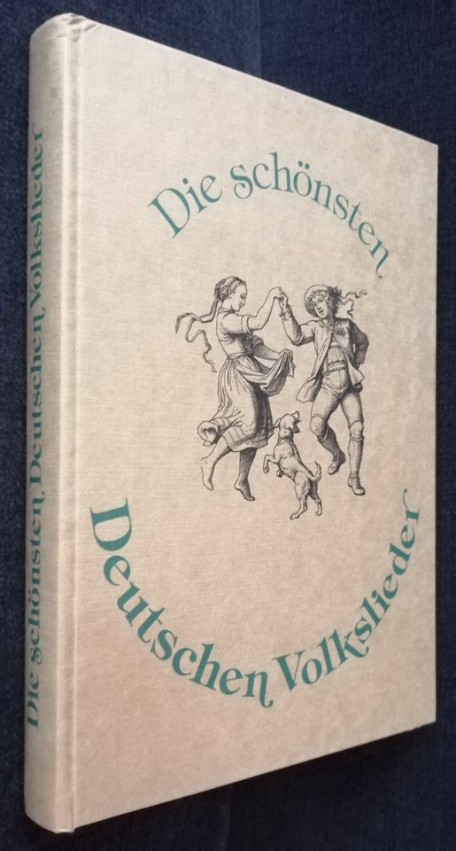 Die schönsten deutschen Volkslieder, schön illustriert, Repro in Winnenden