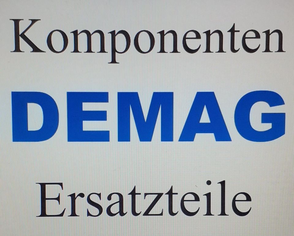 DEMAG Seilführung Motor Getriebe Laufrad Kran Bremse ZMS in Nordhausen