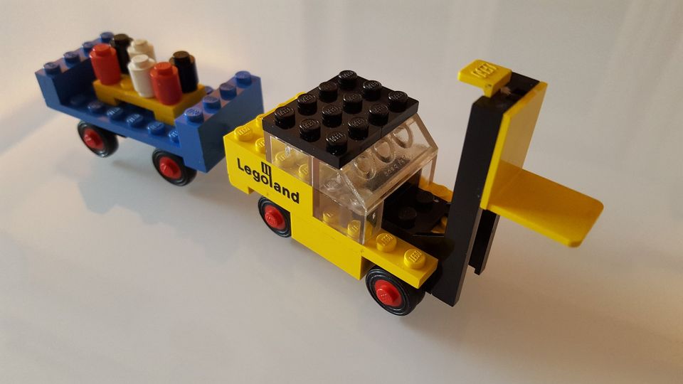 Lego – Legoland Nr. 652 Gabelstapler mit Anhänger (1972) in Schorndorf