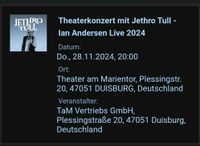Jethro Tull Konzert Ticket 28.11.24 /Duisburg Duisburg - Duisburg-Mitte Vorschau