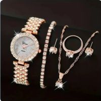 6 stücke Damenmode britische Uhr weiße KristallOhrringe Halskette Bayern - Deggendorf Vorschau