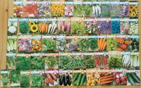 Sammenbox mit 57 Samentüten - Blumen, Gemüse, Kräuter - Saatgut Nordrhein-Westfalen - Lage Vorschau