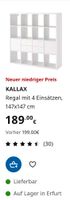 Kallax Regal 4x4 Thüringen - Zella-Mehlis Vorschau