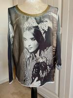 Tredy Bluse 38 M 40 L Gold Shirt Tunika Netz Spitze Berlin - Zehlendorf Vorschau