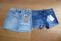 Mango Jeans Rock und Zara Jeans Shorts (neu) in Größe 140 Baden-Württemberg - Bretten Vorschau